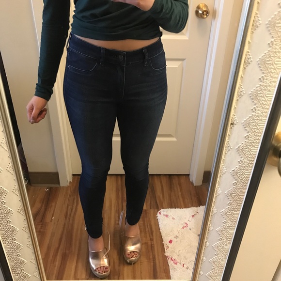 abercrombie dark wash jeans